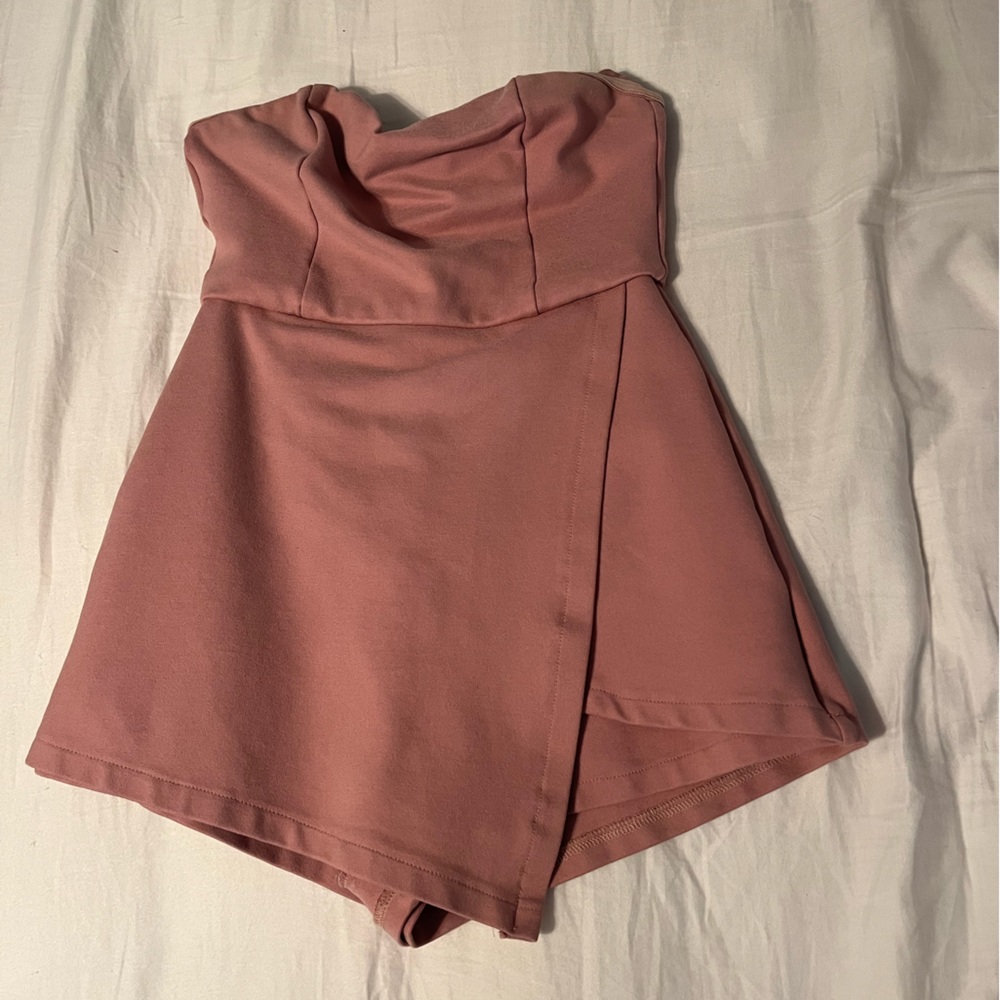 blush pink superdown romper xs